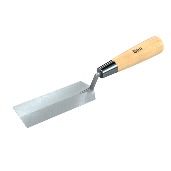 Margin Trowel, Stainless Steel 5" X 1 1/2" Wood Handle